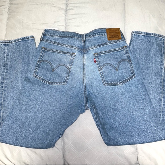BRAND NEW NWOT: Levi’s Women’s Blue Straight Wedgie Jeans Size 29 - Picture 5 of 9